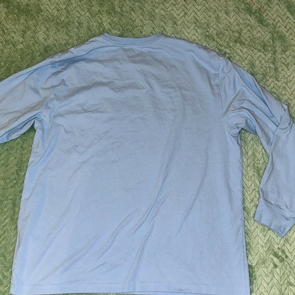 Mens Carhartt Long-Sleeve Powder Blue Shirt - Picture 5 of 5